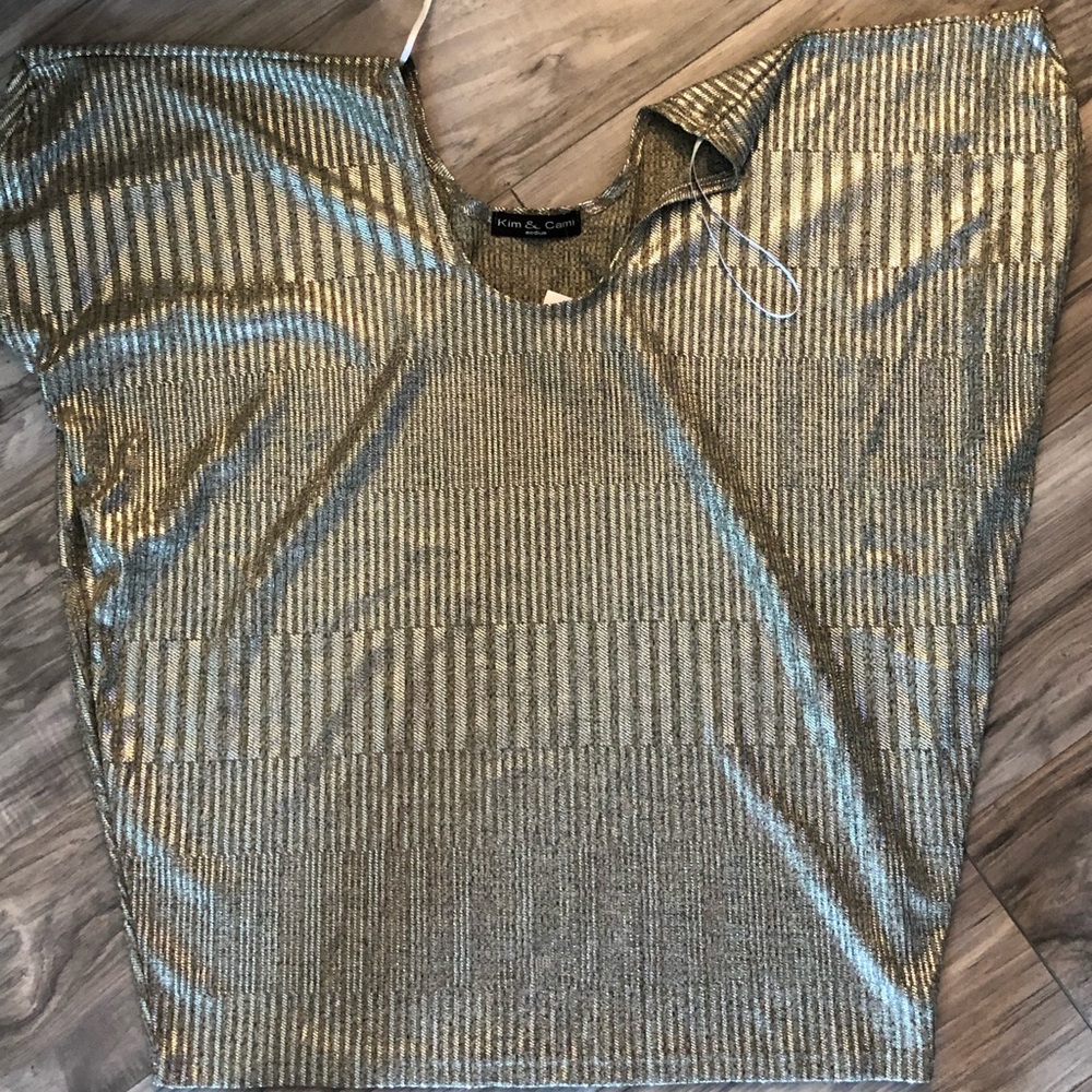 Sparkly silver shirt